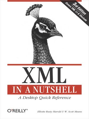 cover image of XML in a Nutshell